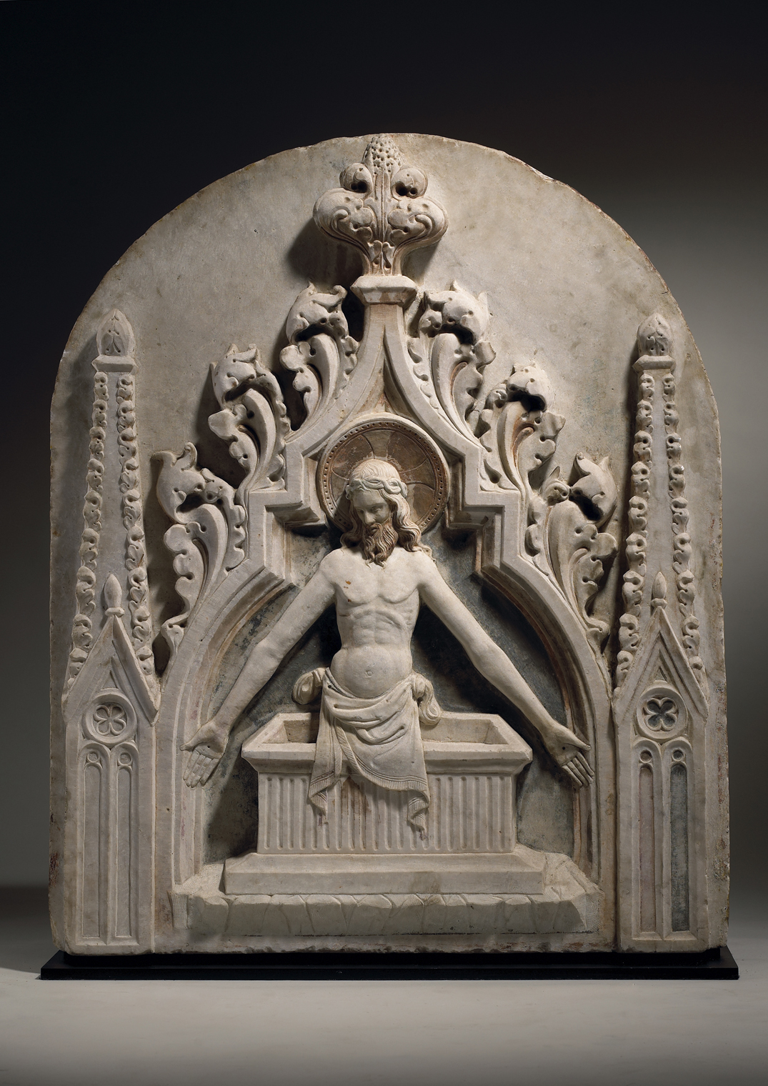 Very Rare and Important Marble Relief of the ‘Resurrection of Christ’